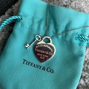 Tiiffany & Co. Heart tag with Key Pendant